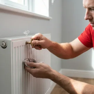 How to bleed a radiator