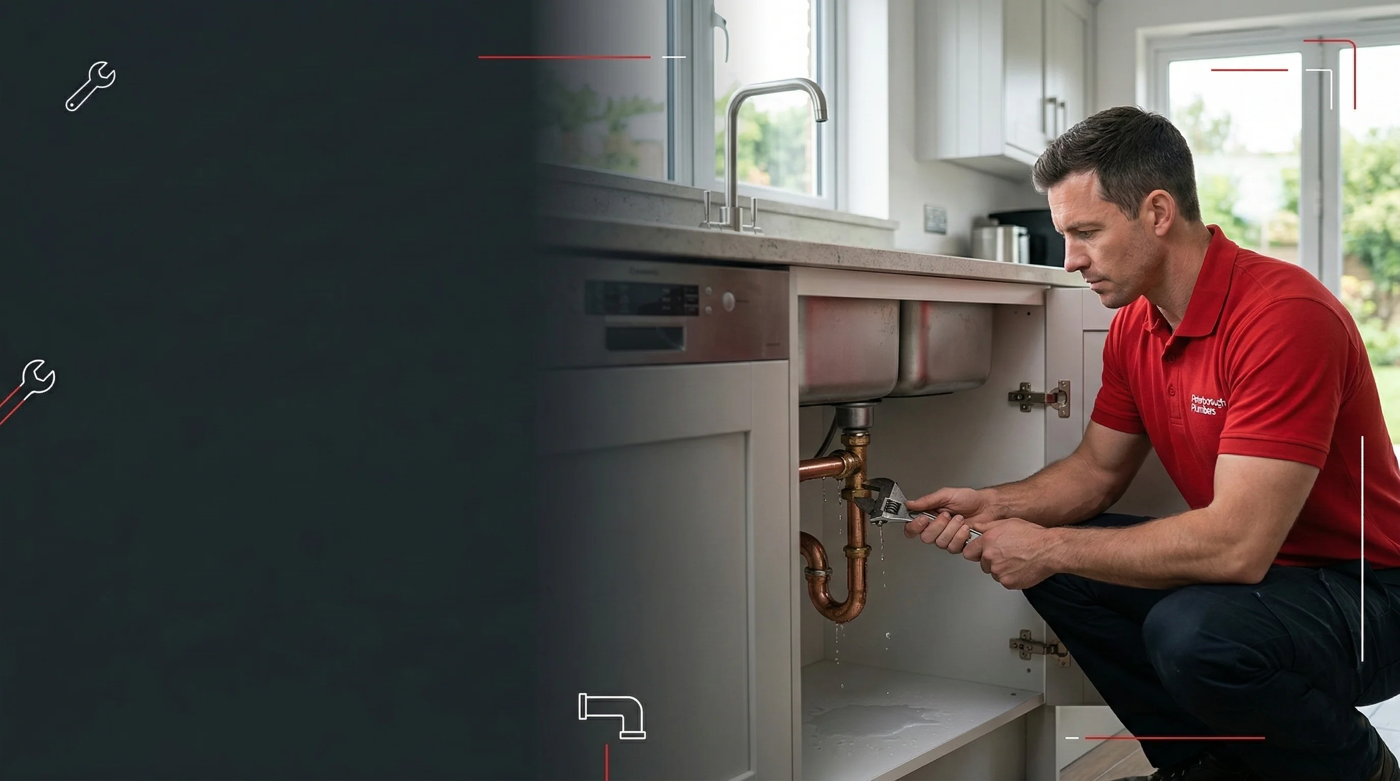 Plumbing Repairs in Northborough — Peterborough Plumbers engineer at work