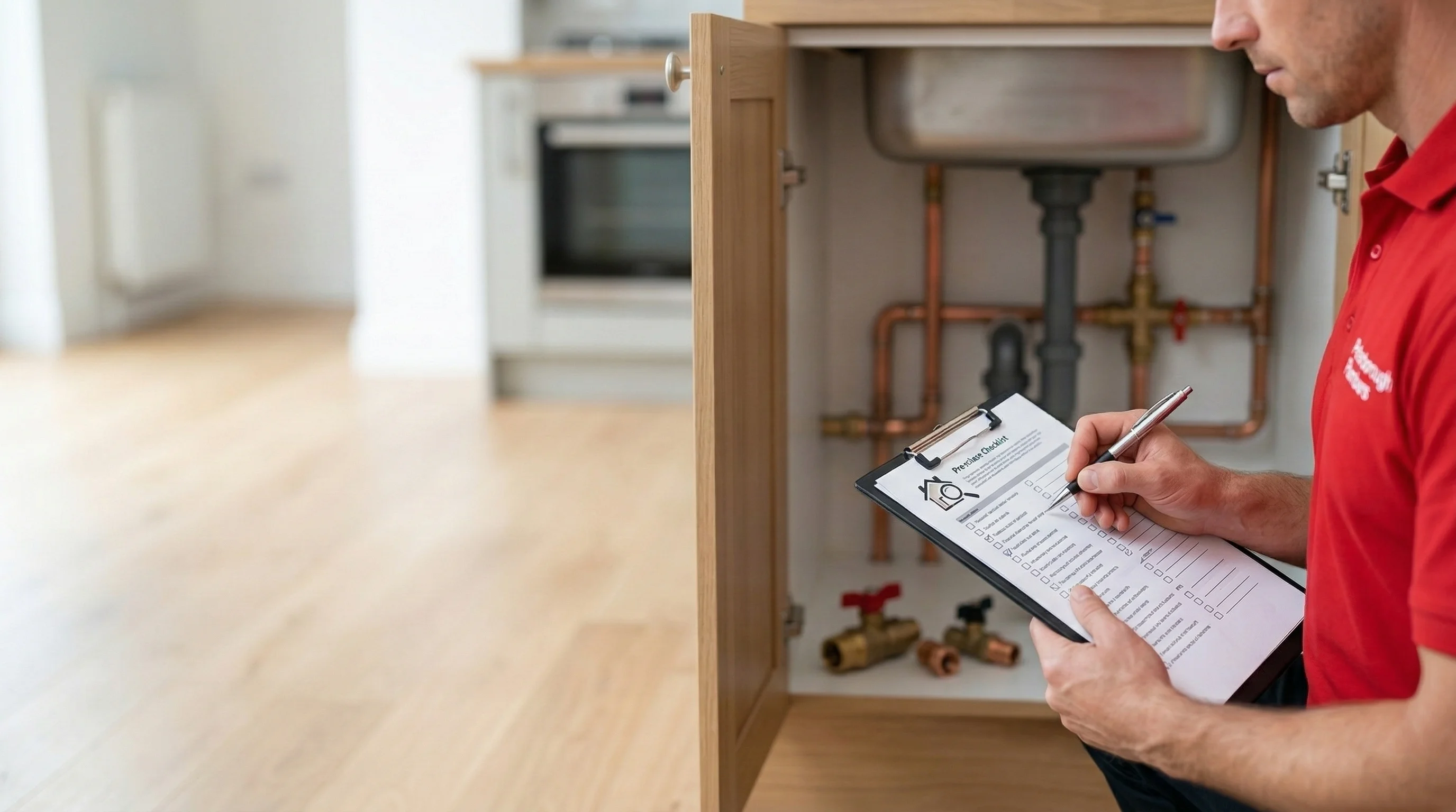 Book Pre-Purchase Plumbing Survey in Peterborough